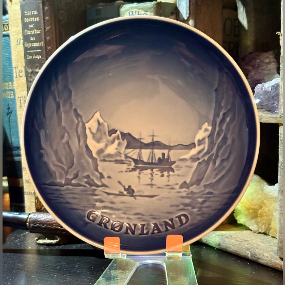 Vintage 1972 Greenland Arctic Royal Copenhagen B&G Porcelain Plate